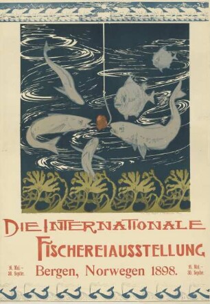 Die Internationale Fischereiausstellung, Bergen, Norwegen 1898