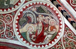 westliche Gewölbekappe — Bildfeld: Christus am Ölberg
