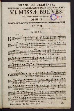 1-14, Missa I. - Missa III.