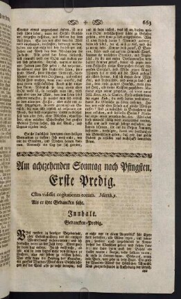 663-678, Am achtzehenden Sonntag nach Pfingsten