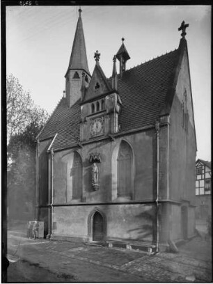 Külsheim Katharinenkapelle Außenansicht von Nordwesten