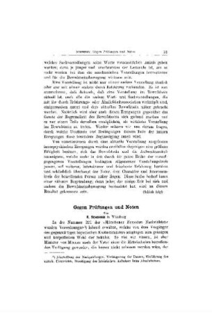 Gegen Prüfungen und Noten