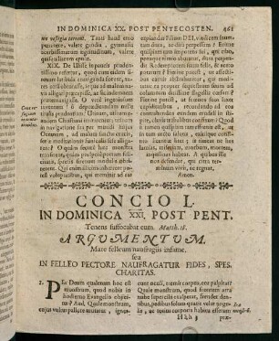 461-470, Concio L. in dominica XXI. post pentecosten