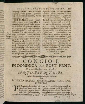 461-470, Concio L. in dominica XXI. post pentecosten
