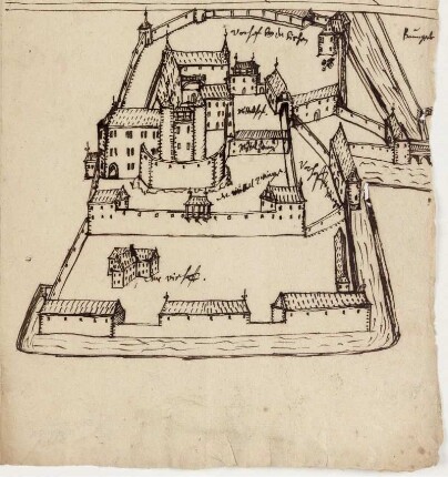 Greifenstein, Burg, Ansicht von Norden