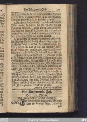 [24.] Am Kirchweyh-Fest.