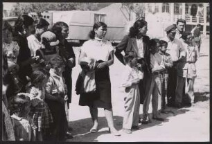 Eine Gruppe Roma