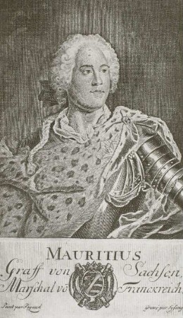 Bildnis des Grafen Moritz von Sachsen, Marschall von Frankreich