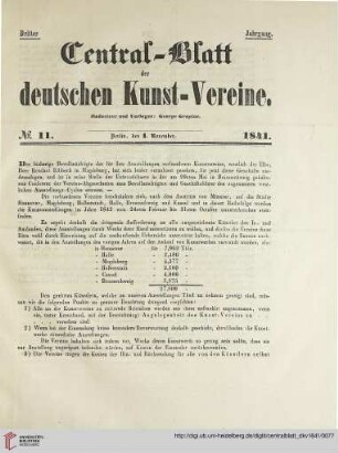 Nr. 11 (1. November 1841)