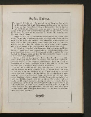 Großes Malheur