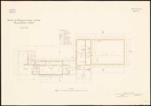 Realgymnasium und Oberrealschule, Tilsit: Grundriss Dachgeschoss 1:100