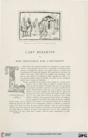 9: L' art byzantin et son influence sur l'occident, [1]