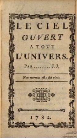 Le Ciel ouvert à tout l'Univers