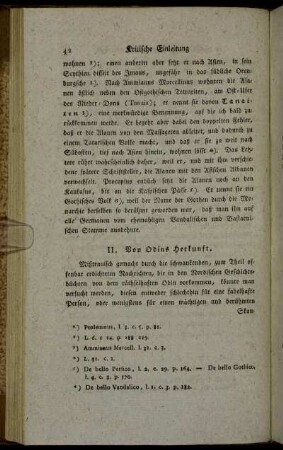 II. Von Odins Herkunft.