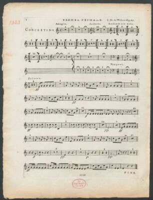 Tromba prima & seconda