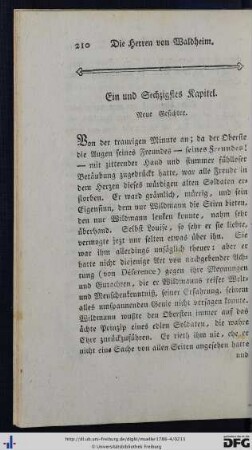 Ein und sechzigstes Kapitel.