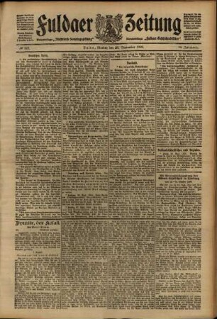 Ausgabe vom Montag, den 28. September 1908.