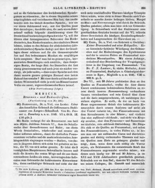 Fenner von Fenneberg, J.: Über den innerlichen Gebrauch des Kohlensauren Stahlwasser von Langen-Schwalbach. Darmstadt: Leske 1840 (Fortsetzung von Nr. 104)