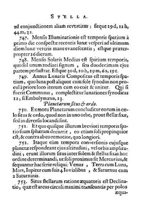 Planetarum situs & ordo.