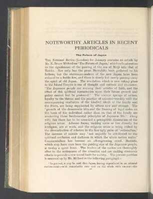 Noteworthy articles in recent periodicals