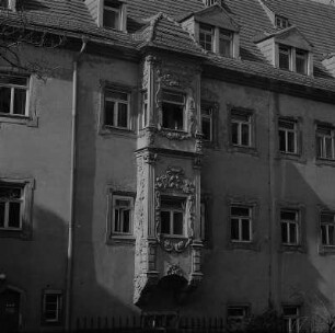 Meißen. Erker an einem Gebäude