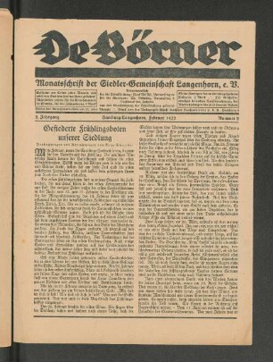 Gefiederte Frühlingsboten unserer Siedlung