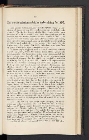 Det norske missionsselskabs ärsberetning for 1897