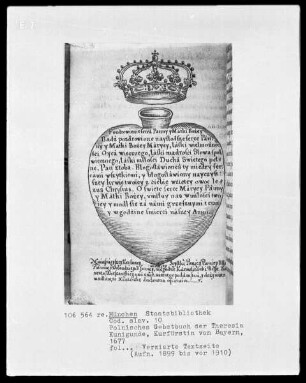 Polnisches Gebetbuch der Theresia Kunigunde, Kurfürstin von Bayern (1676-1730). Geschrieben von Stanislaus Baczynski — Verzierte Textseite
