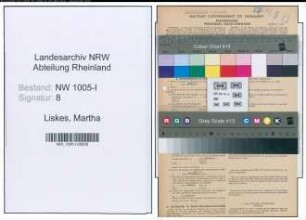 Entnazifizierung Martha Liskes , geb. 18.04.1903 ()