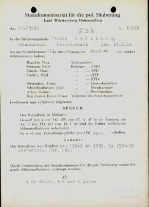 Reissing, Helmut
