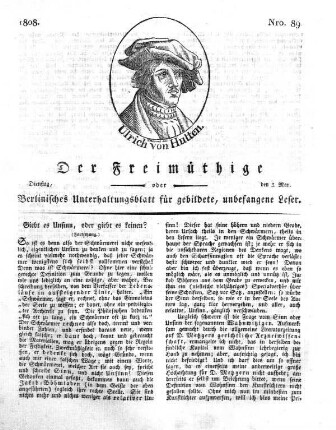 Nro. 89, Dienstag, den 3. May 1808
