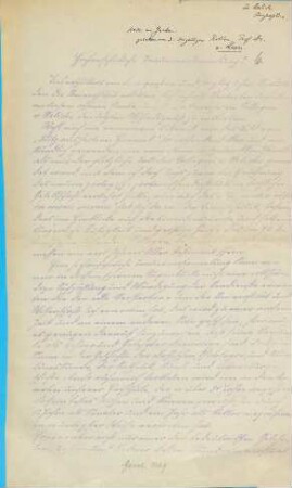 [(Nekrologe auf Karl Ludwig von Urlichs) und anden Kleine Schriften L. v. Urlichs betr.], 6
