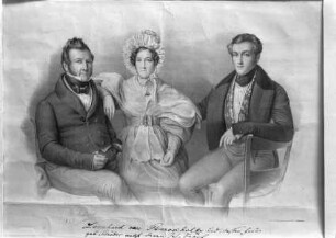 Gabriel Leonhard von Berckholtz mit seiner Frau Barbara und Sohn Jacob