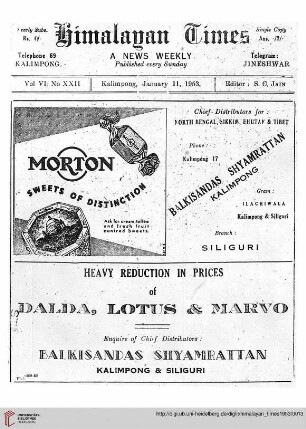 No. XXII (11 January 1953)