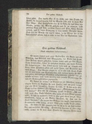 Der goldne Rehbock.