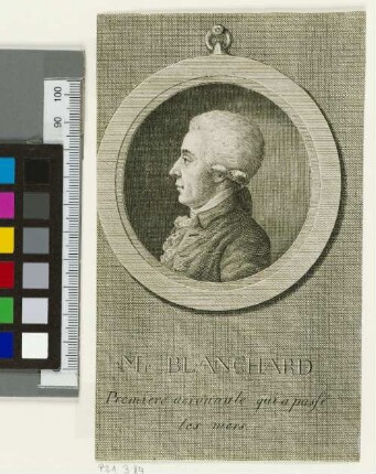 Mr. Blanchard, Premiere aëronaute qui a passé les mers