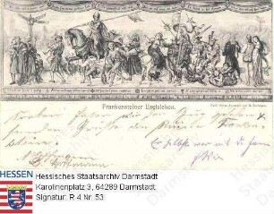 Frankenstein bei Darmstadt, Eselslehen / Allegorische Darstellung