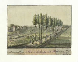 Schützenhaus, von Nordosten. um 1800