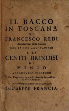 Il Bacco in Toscana