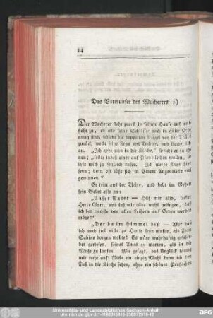 Das Vaterunser des Wucherers.