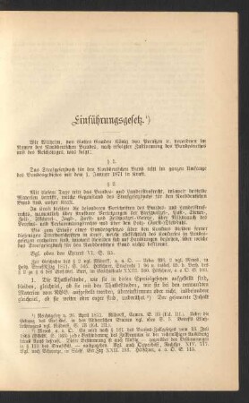 Einführungsgesetz