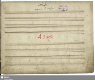 Partitur [autograph?]