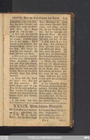 XXXIX. Vom letzten Gerichte.