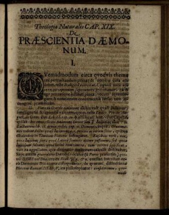 Cap. XIX. De Præscientia Dæmonum.