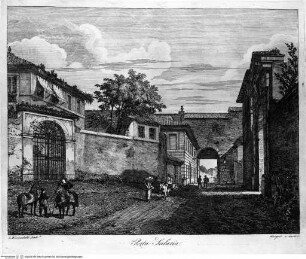 Vedute delle porte e mura di Roma - Porta Salaria