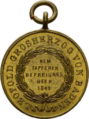 Militärische Gedächtnismedaille, sog. "Brudermordmedaille", en miniature