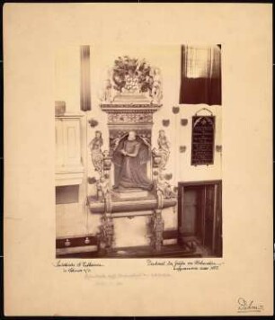 Stadtkirche St. Katharinen, Schwedt/Oder Grabdenkmäler von Hohenstein: Denkmal der Gräfin von Hohenstein