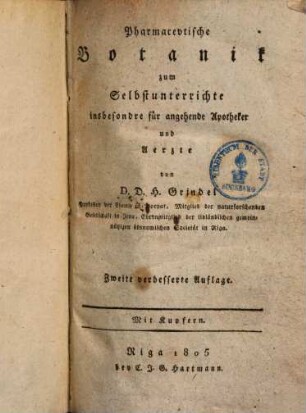 Pharmaceutische Botanik