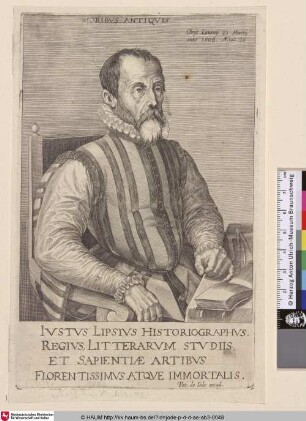 Justus Lipsius Historiographus.