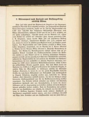 F. Abtransport nach Kurland und Stellungskrieg nördlich Mitau